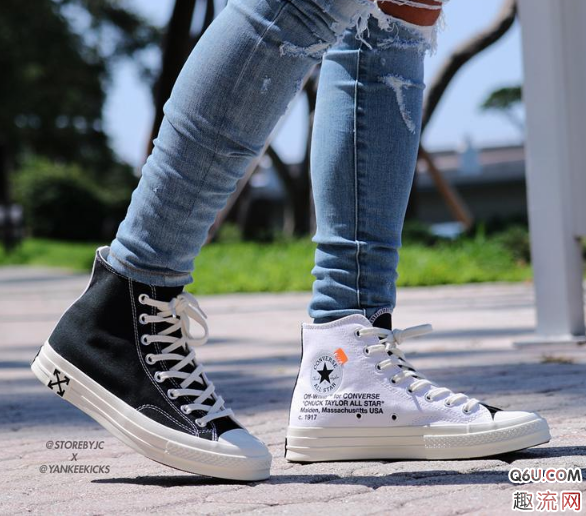 OFF-WHIRE x Converse 2.0颜值高吗 OFF-WHIRE x Converse 2.0上脚图