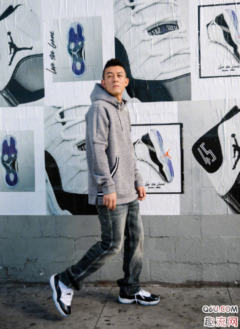 华人明星提前上脚AJ11“Concord” 哪位中国明星上脚AJ11康扣最好看