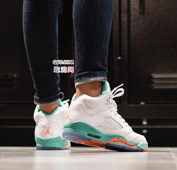 AJ5 “Light Aqua” 上脚图欣赏  AJ5 “Light Aqua” 怎么样