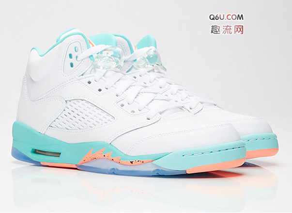 AJ5 “Light Aqua” 上脚图欣赏  AJ5 “Light Aqua” 怎么样