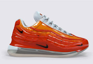 耐克Air Max 720/95发售信息 Air Max 720/95 Heron Preston实物赏析