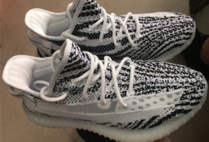 yeezy 350 v2白斑马2.0谍照 侧透版yeezy 350 v2白斑马2019发售信息
