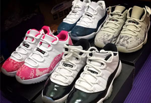 AJ11 low白蛇、粉蛇、蓝蛇哪个颜值最高 AJ11低帮夏天穿热吗