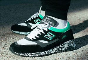伦敦马拉松联名New Balance M1500鞋款细节赏析 New Balance M1500马拉松版上脚图