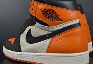AJ1黑扣碎如何快速辨别真假 AJ1黑扣碎真假对比图