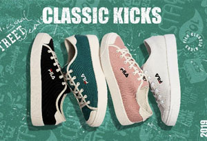 FILA推出CLASSIC KICKS 斐乐CLASSIC KICKS帆布鞋应该如何保养
