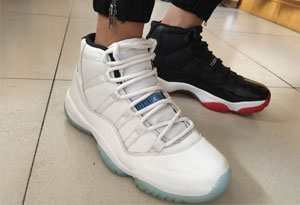 AJ11 low鞋带隐藏式系法怎么系 AJ11 low鞋带系法图解
