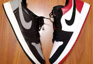 AJ1 low黑脚指和黑灰哪个好看 AJ1 low黑脚指和黑灰实物对比测评