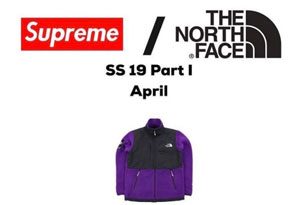 2019SS Supreme x TNF单品曝光 2019SS Supreme x TNF单品发售信息