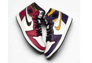 Nike sb × aj1紫金刮刮乐货量92000双 Nike sb × aj1 Court Purple价格趋势怎么样