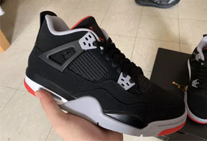 AJ4黑红开箱测评 AJ4bred面料脏了怎么清洗