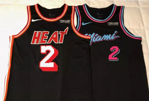 2018Nike热火复古球衣和2019Nike热火城市球衣哪个好 Nike热火复古和Nike热火城市球衣对比测评