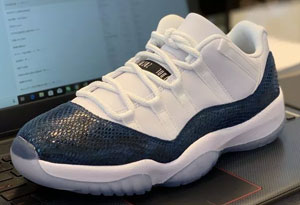 aj11 low蓝蛇好看吗 aj11low蓝蛇偏码不