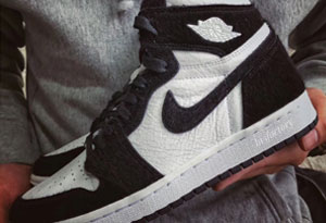 Air Jordan 1黑白熊猫发售信息 Air Jordan 1黑白熊猫实物欣赏
