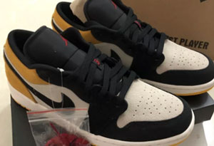 AJ1 low黑黄脚趾开箱测评 AJ1 low黑黄脚趾值得入手吗