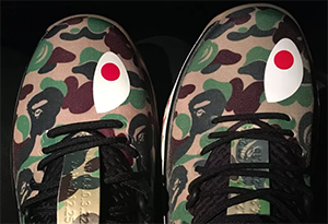 利拉德4 x bape联名款真假鉴定 Dame4 x BAPE真假对比