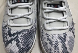 AJ11 low白蛇开箱测评 AJ11 low白蛇上脚图赏析