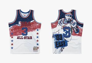Mitchell Ness 2019 NBA全明星复古球衣发售 Mitchell Ness 2019 NBA全明星复古球衣实物图