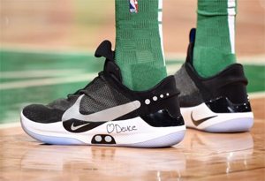 杰森-塔特姆上脚Nike Adapt BB完成首秀 今日NBA常规赛出场球鞋盘点