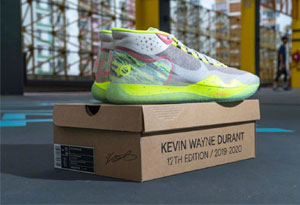 KD12首发配色90s Kid开箱测评 KD12 90s Kid上脚图