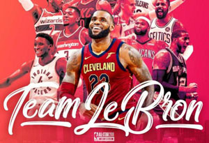 NBA全明星阵容公布 詹杜联手对抗库里哈登