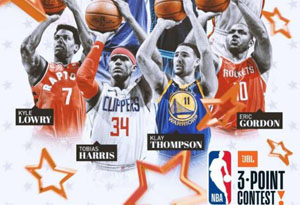 NBA全明星扣篮和三分大赛名单出炉 汤普森戈登能否无悬念夺冠