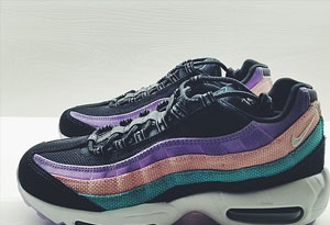 耐克Air Max 95笑脸鞋实物欣赏 耐克Air Max 95笑脸鞋细节欣赏