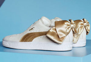 PUMA “Suede Bow Varsity”上脚图 彪马“Suede Bow Varsity”在哪买